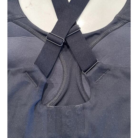 GIRLFRIEND COLLECTIVE Women’s Size Small Black Sports Bra Strappy Back Gym - Picture 4 of 7
